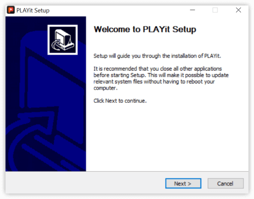 Playit for pc download step 5
